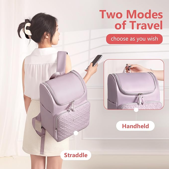 Women's Insulated Lunch Backpack for 15.6" Computer, Soft Backpack Coolers LeakProof Travel Cooler Bag Waterproof Lunch Picnic Beach Work Trip Thermal Bag Drink Beverage Beer (Sage Green)