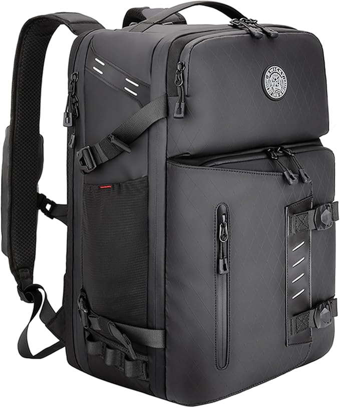 SWICKY 40L Travel Backpack for Men – TSA Friendly Carry-On, 17.3" Laptop Sleeve, Water-Resistant, Quick-Access Phone Pocket, Large Weekender for Travel & Commute