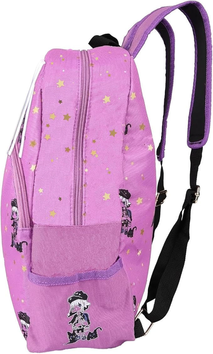 Offstar Leisure Backpack, Travel Backpack, Simple Cute Backpack, Anime Theme Bag, Sports Backpack, Suitable for Lighter Days or Weekend Outings, Pink