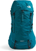 The North Face Women's Terra 55 Backpack - Hiking Pack, Women-Specific Fit, Cinch-Top Opening, Pole & Ice Axe Attachments, Blue Moss/Sapphire Slate-NPF, Medium/Long