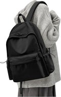 Classic Large Black Backpack For Women,Waterproof High School Bookbag,Lightweight Casual Travel Daypack,College Backpack Men,Middle School Bag For Girls Boys