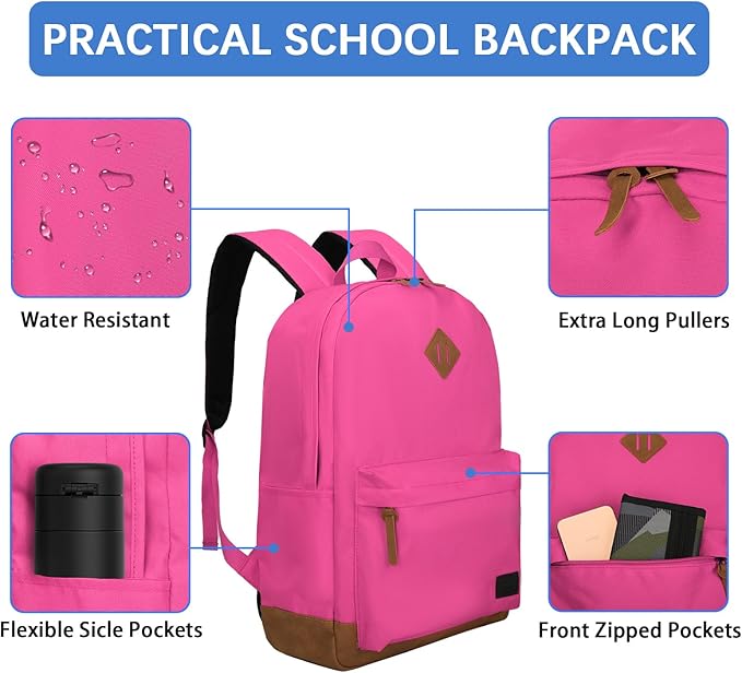 Goloni Backpack for Men Women, Anti-Theft Travel Laptop Backpack, Water Resistant 17.3 Inch USB Charging Backpack, Large Capacity Work Commute Bag