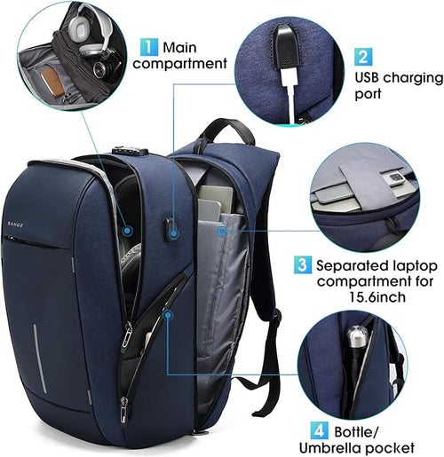 BANGE Backpack for Men, Laptop Backpack for 15.6 Inch Notebook,Lightweight Work Backpacks for Men, Daily Work Backpack for Men and Women…