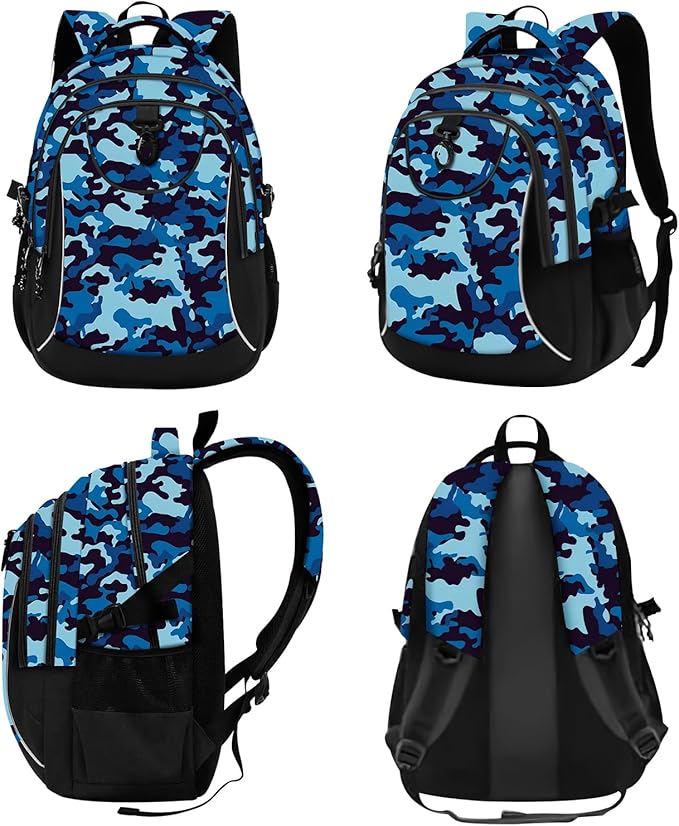 rickyh style School Backpack Travel Bag for Men & Women Lightweight College Back Pack with Laptop Compartmen (23XINLAN)