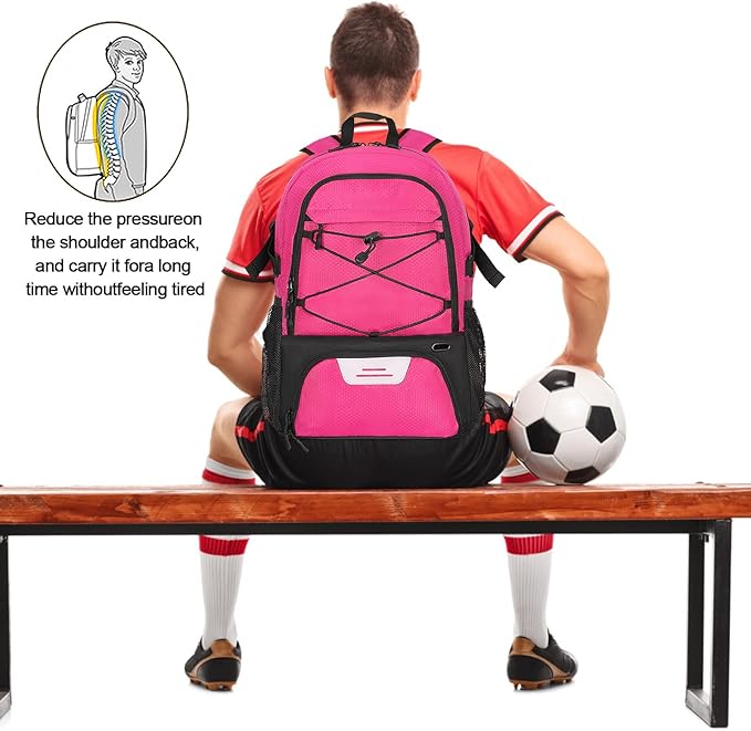 Goloni Basketball Bag,Large Sports Bag with with Separate Ball & Shoe Compartments,Gym Bag for Basketball,Soccer,Volleyball