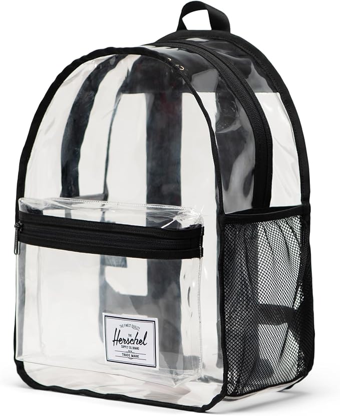 Herschel Supply Co. Classic Backpack, Clear/Black, Standard - 26L