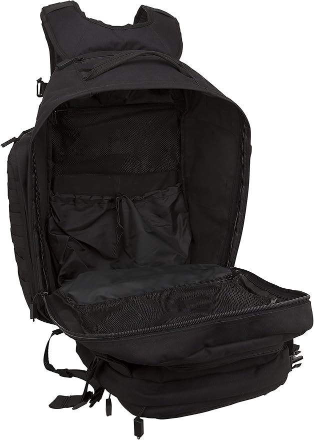 SOG Barrage Tactical Internal Frame Backpack, 64.3-Liter Storage, Black
