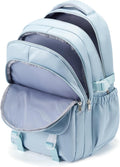 Waterproof Aesthetic Backpack For School, Cute High School Bookbag For Teen Girls Boys, Lightweight Casual Daypack Backpack For Women Men, College Backpack With Lots Of Pockets（Blue）