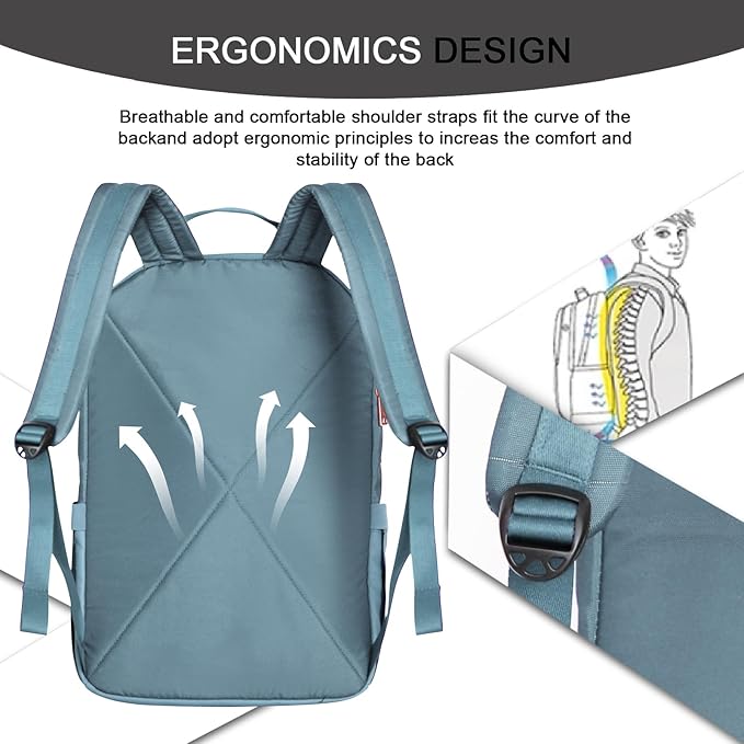Goloni 15.6 Inch Laptop Backpack School bag for Women Girl Work Bag, Cute Womens Travel Backpack Purse, Waterproof Backpacks Nurse Stylish Travel Bags Casual Daypacks for College, Business