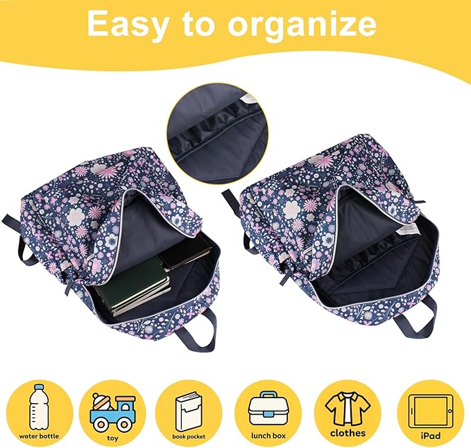Backpack for School Teens Boys Girls, Lightweight Casual Backpacks for Men and Women, Classic Basic Water Resistant Casual Daypack, 15.6 Inch Laptop Bookbag for College High School Work Travel