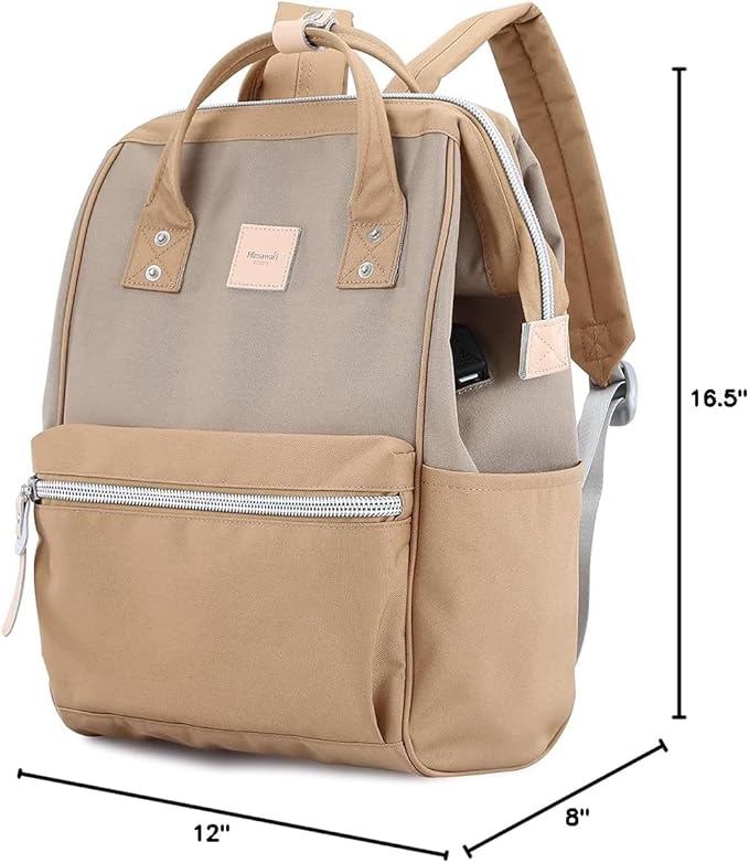 Himawari Laptop Backpack for Women & Men - Travel Backpack With USB Charging Port, Water Resistant, College & Business Bag