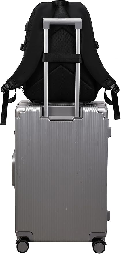 Joymoze Women Fashion Travel Backpack Set Roomy Laptop Rucksack Set Casual Daypack for Girl Black