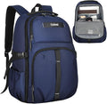 Goloni Airline Approved Travel Backpack 35L - Under Seat Carry On, Water Resistant 15.6 Inch Laptop Compartment for Men Women Work Travel,Blue