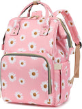 Laptop Backpack for Women Men, 15.6 inch College School Backpack Bookbag for Work/School/Travel/Business (Daisy Pink)