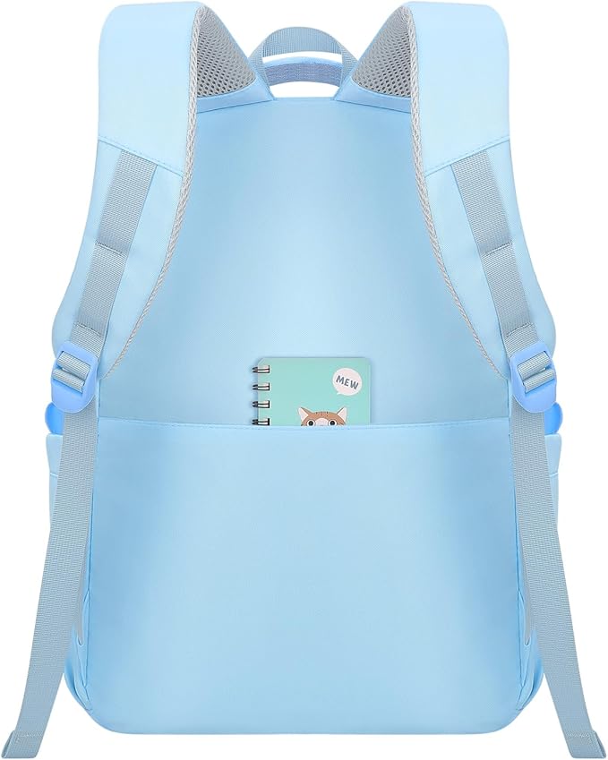 Cute School Backpack for Women Men Casual Travel Laptop Backpack Aesthetic Lightweight College Bookbags for Kids(Blue)