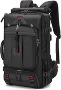 Travel Backpack for Men & Women, 60L Extra Large Backpack Durable Convertible Duffle Bag Fit for 18 Inch Laptop with Shoe Compartment, Wet Pocket