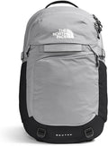 The North Face Router Everyday Laptop Backpack - Daypack, Water Repellent, Laptop Sleeve, Reflective Details, Meld Grey/TNF Black-NPF, One Size