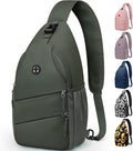 Crossbody Bags for Women Men Trendy Sling Bag Backpack Casual Chest Bag with Convertible Shoulder Strap