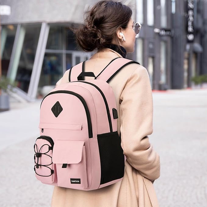 YAMTION School Backpack for Girls,Laptop Backpack for Women,College School Bags Bookbag for Teens,Mochilas Mujer Morrales Escuela Niña