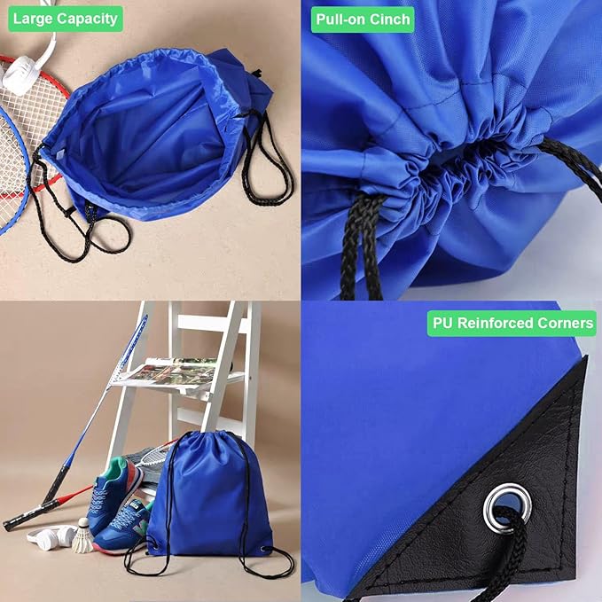 120-Pcs Drawstring Backpack,Drawstring Bags Bulk,Cinch Sack String Back Bag Draw String Storage Bags for Sports, Gym, Travel, Women Men Outdoor 12 Colors