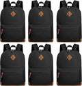 Goloni 6 Packs Classic Backpack with USB Charging Port,Laptop Backpack for Travel