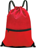 HOLYLUCK Drawstring Backpack Bag Sport Gym Sackpack