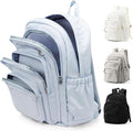 weradar School Backpack For Women Men, Lightweight Casual Daypack College Backpacks, Aesthetic Students Bookbag, Backpack With Lots Of Pockets,Cute High School Bag For Boys Girls(Blue)