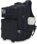 25L Tactical Backpack for Men and Women Military Backpack Small Assault Pack Molle Backpack Bug Out Bag Travel Rucksack Daypack (Black)