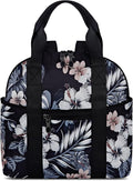 Women’s Backpack Purse Medium Size with Trolley Sleeve, Adjustable Strap/Top Handle, Water Resistant Travel Daypack, Hawaii Flower