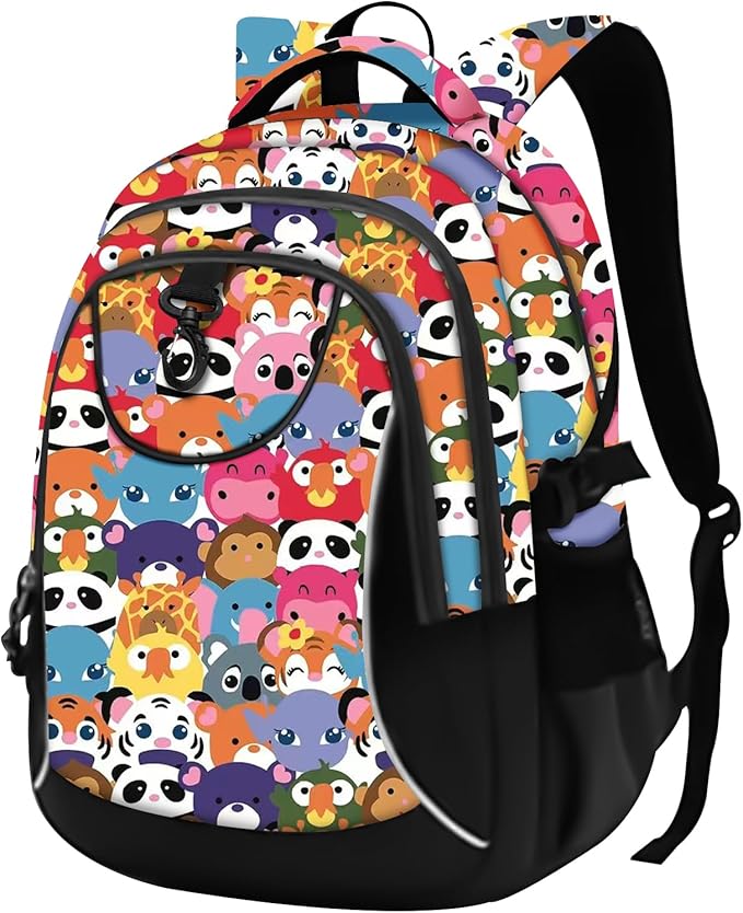 rickyh style School Backpack Travel Bag for Men & Women Lightweight College Back Pack with Laptop Compartmen (23DONGWU)