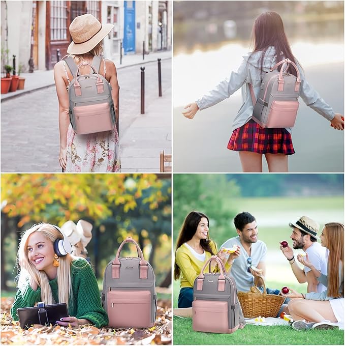 LOVEVOOK Mini Backpack for Women Stylish Waterproof Backpack Purse with USB Port, Cute Daypack for College Travel Party
