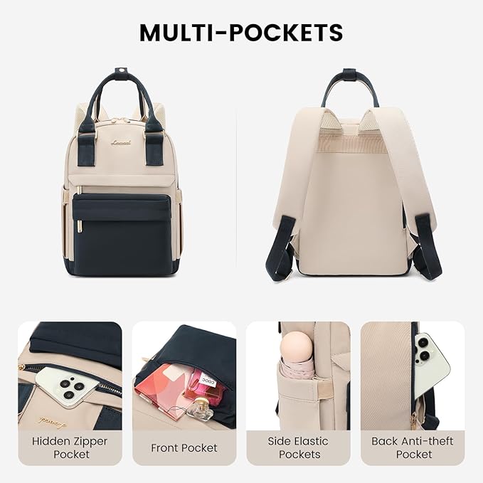 LOVEVOOK Mini Backpack for Women Stylish Waterproof Backpack Purse with USB Port, Cute Daypack for College Travel Party