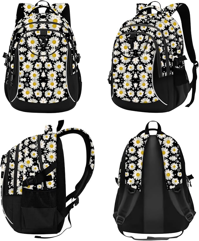 rickyh style School Backpack Travel Bag for Men & Women Lightweight College Back Pack with Laptop Compartmen