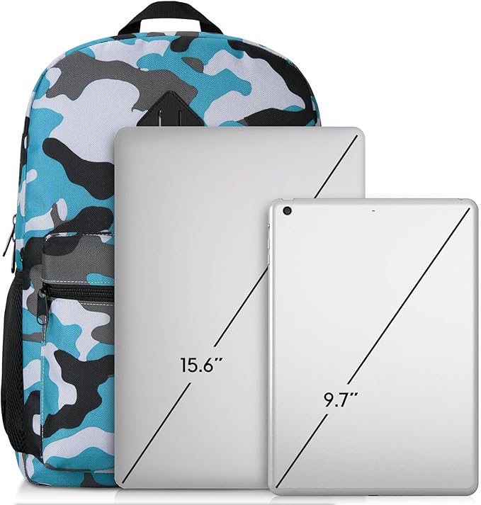 YAMTION School Backpack,Bookbag Men and Teen Boy Schoolbag with USB Charging Port for High School College