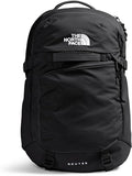 The North Face Router Everyday Laptop Backpack - Daypack, Water Repellent, Laptop Sleeve, Reflective Details, TNF Black/TNF Black-NPF, One Size