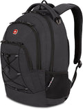 SwissGear 1186 Special Edition 13” Laptop Backpack – Grey – Compact Tech Bag with Reflective Accents – Multiple Organizer Pockets with Bungee Cords & D-ring Attachment Point