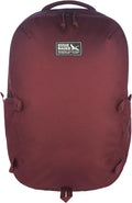 Eddie Bauer Trail Ends Backpack 28L | Laptop Sleeve | Everyday Carry | Travel | Work | Commuting | Stretch Side Pockets | Padded Shoulder Straps | Mesh Back - Black Cherry
