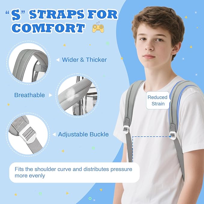Clear Backpack for School,Heavy Duty PVC Transparent Bookbag for Girls Stadium Approved See Through Backpack