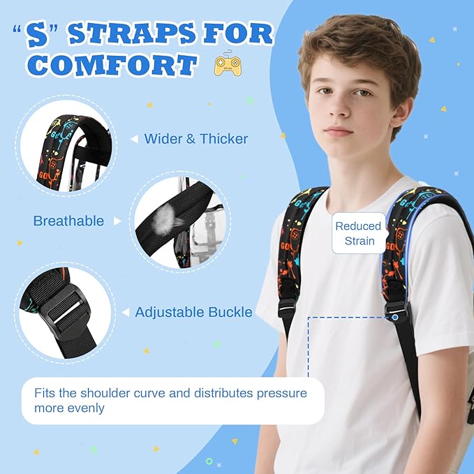 Clear Backpack for School,Heavy Duty PVC Transparent Bookbag for Girls Stadium Approved See Through Backpack