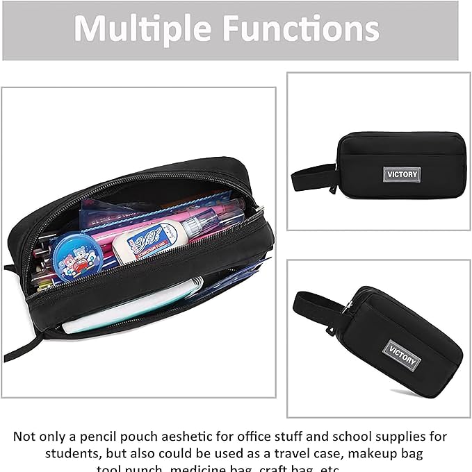 AO ALI VICTORY Backpack for Women Girls Set with Pencil Case 15.6 Inch Laptop School Bag Kids Elementary College Backpacks