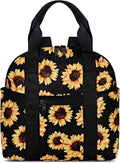 Women’s Backpack Purse Medium Size with Trolley Sleeve, Adjustable Strap/Top Handle, Water Resistant Travel Daypack, Sunflower
