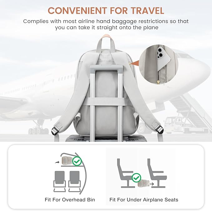 LOVEVOOK 17.3 inch Laptop Backpack - Versatile Work and School Backpack for Men and Women, Durable and Stylish Design