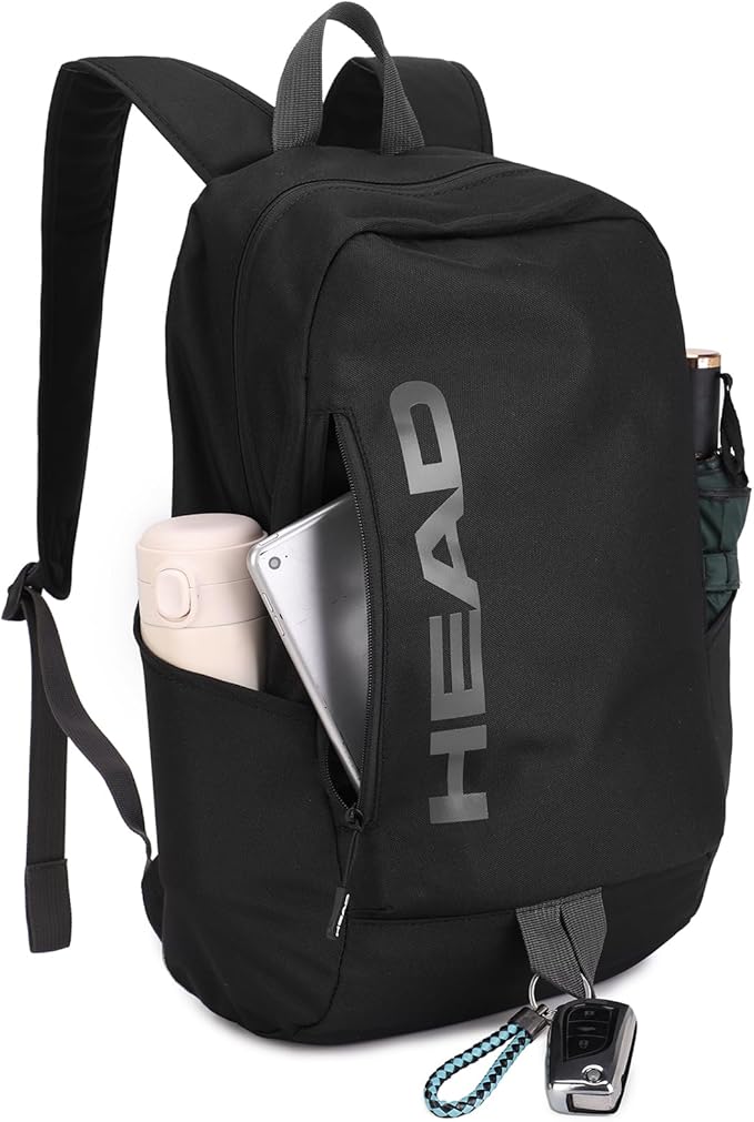 HEAD Waterproof Gym Backpack for Women & Men, Compact Sport Backpack for Gym/Fitness/Work/Daily, College Laptop Bag for 15.6 inch Notebook