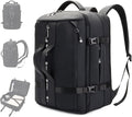 50L Carry on Travel Backpack for Men Women Airline Approved Convertible Duffle Backpack Luggage Bag,TSA Overnight Bags,fits 17" Laptop Smart Backpack-Black
