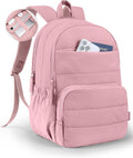 Travel Backpack for Women, 15.6 Inch Laptop Backpack, Quilted College Bookbag, Cute Work Backpacks, Water Resistant