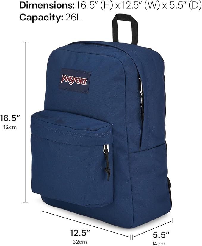 JanSport SuperBreak Plus Backpack with Padded 15-inch Laptop Sleeve and Integrated Bottle Pocket - Spacious and Durable Daypack for Work and Travel - Butterfly Baddie