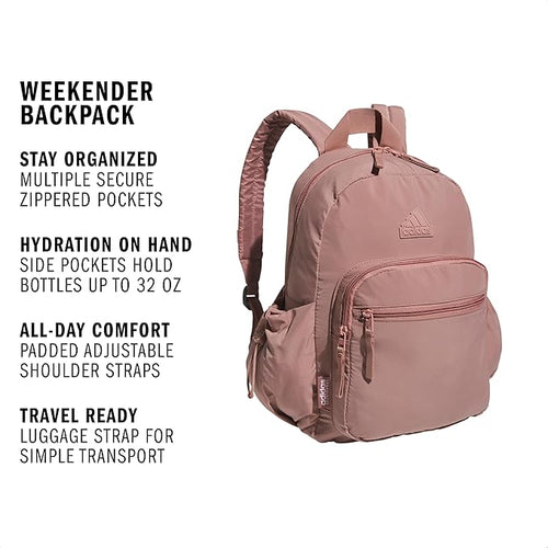 adidas Weekender Backpack – Compact Lightweight Everyday Bag, 19L