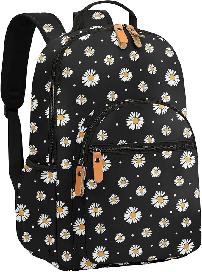 Leaper Large School Backpack for Girl: Large 15.6 Inch Computer Backpack, Spacious Travel Backpack with Multiple Compartments, Lightweight Durable Backpack for Students and Commuters