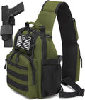ATBP Small Tactical Holster Sling Backpack Accessories Shoulder Pouch Water Bottle & Radio Holder Crossbody Bag for Men