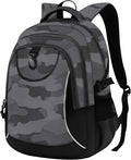rickyh style School Backpack Travel Bag for Men & Women Lightweight College Back Pack with Laptop Compartmen (23SHENHUI)